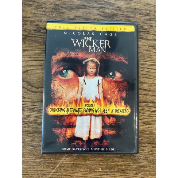 The Wicker Man 2006 DVD Action Thriller Nicolas Cage Ellen Burstyn Pre-Owned - Picture 1 of 4